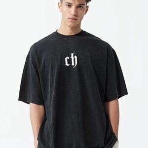 Unisex Faded Black Tee